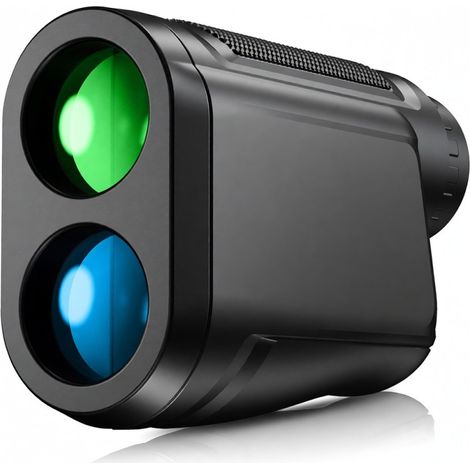 Telémetro de golf con pantalla táctil LCD, aumento de 6x, alcance de 600/800 m, recargable por USB, altavoz, corrección de pendiente, bloqueo de bandera, vibración. (1/5)