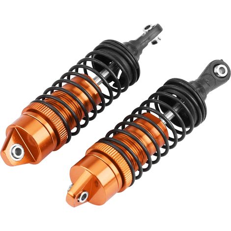 amortisseurs avant RC 100 mm pour voiture Traxxax Slash 4x4 1/10 (ressorts orange) (1/5)
