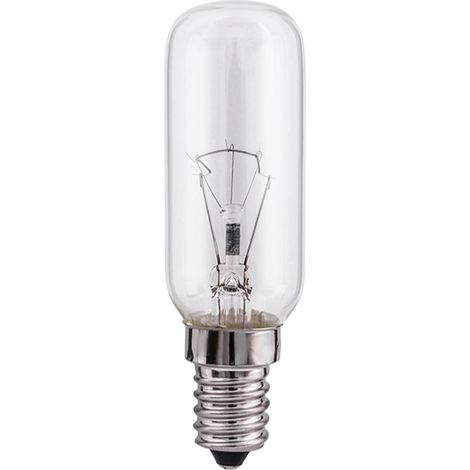 Bombilla incandescente tubular transparente 25w e14