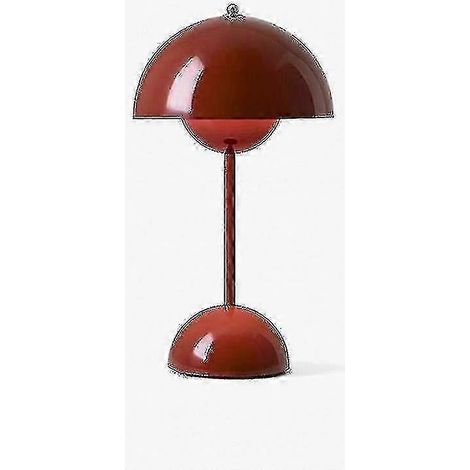 Lámpara de mesita de noche recargable con forma de seta, luz nocturna nórdica para dormitorio, oficina o mesa, iluminación decorativa para el hogar. (1/4)