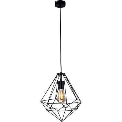 Suspension loft filaire noire E27 Kaja Marko K-4000