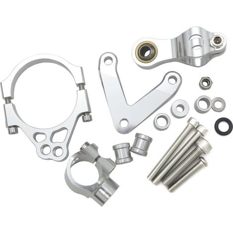 Motorrad-Modifikationsteile: Stoßdämpfender Titan-Lenker, Lenkung, Stabilisator und Lenkstockhalterung für Ducati 848 2008-2010. (1/4)