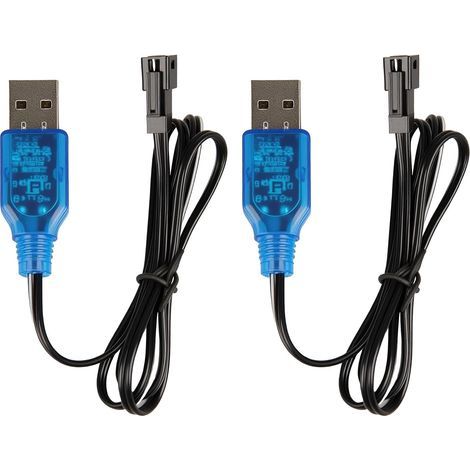 Stück 3,7-V-Akkuladegerät mit SM-2P-Stecker und USB-Ladekabel, geeignet für Ni-MH-Akkus, z. B. für RC-Autos, -Boote, -Drohnen, -Flugzeuge und andere ferngesteuerte Spielzeuge. (1/5)