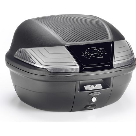 Top case Kappa Monolock K400NT 40L avec réflecteurs blancs (plaque incluse) - Remplace le K400NT