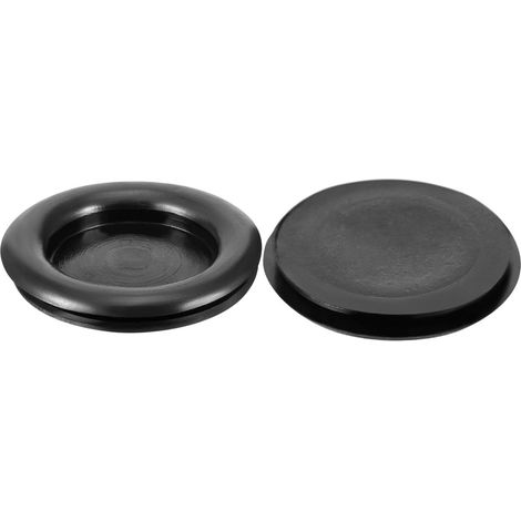 Passe Fil Caoutchouc Oeillet Passe Câble Protecteur Huile Resistant Noir 32mm Dia 20Pcs (1/3)