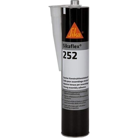 Mastic Sikaflex 252 blanc - Collage ultra-résistant (300 ml)