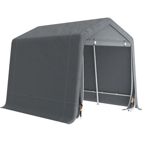 Tienda de jardín, impermeable, fácil montaje, gris oscuro. (1/5)