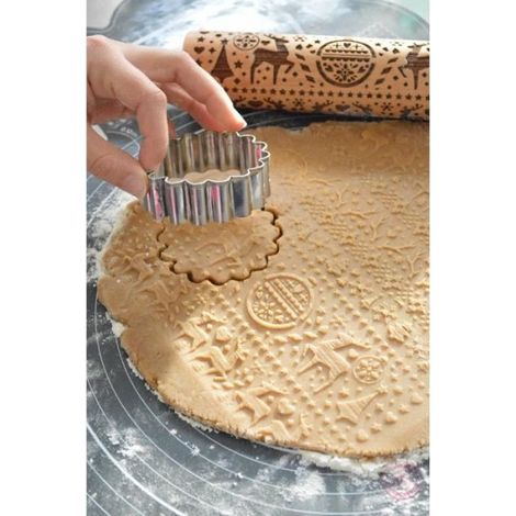 Rouleau pâtisserie décors Noël - ScrapCooking (1/4)