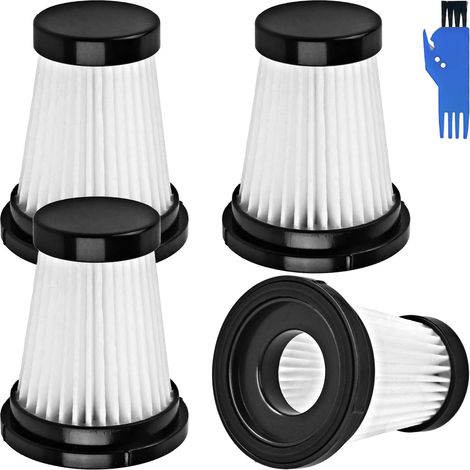 Filtres HEPA K12 Accessoires remplacement pour Moosoo K12 K13 K12 Pro, pour Genius Invictus One 1.0 X7 / 2.0 Aspirateur à main sans fil Pièces détachées, 4 x Filtres HEPA (4 pièces) (1/5)