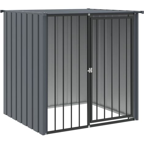 Maison Exclusive - Hundehütte mit Dach Schwarz 110x103x109 cm Ver