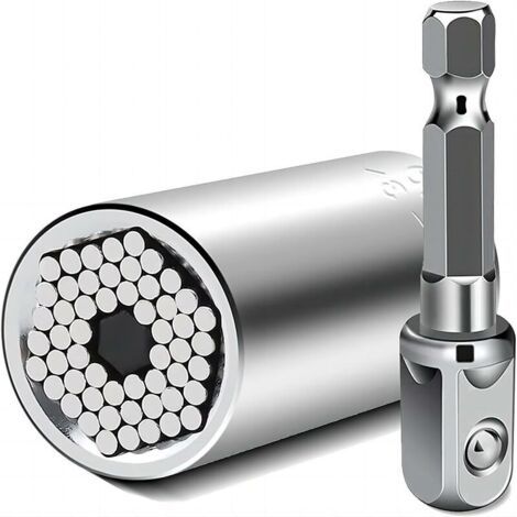 Cadeaux pour hommes Clé à douille universelle - Gadgets d'artisan pour hommes, cadeaux de fête des hommes Clé universelle 7-19 mm Outil, cadeaux pour hommes pour la fête des pères papa Noël anniversai (1/5)