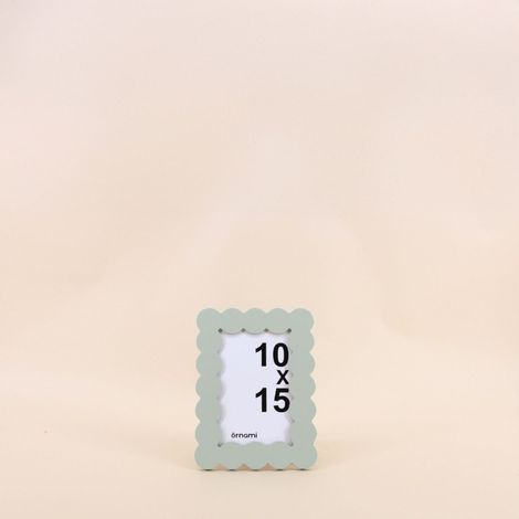 Cadre photo moulure design vert 10x15cm (1/5)