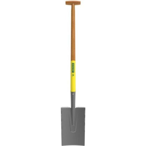 Louchet Senlis Duopro (28 cm) - manche béquille en bois certifié PEFC (90 cm) - Leborgne100% (1/5)
