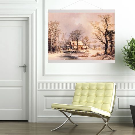 Cadre photo magnétique moderne pour affiches, posters et œuvres d'art, fixation sans perçage, pince aimantée pour impressions DIY, 30cm, lot de suspension murale (1/5)