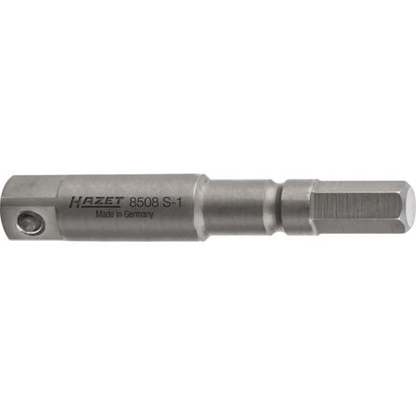 Adattatore per avvitatore ad impulso 8508S-1 ∙ Attacco esagonale, massiccio, ISO 1173-A 5,5 ∙ Attacco quadro, massiccio, 1/4 di pollice (6,3 mm) ∙ Lunghezza: 50 mm
