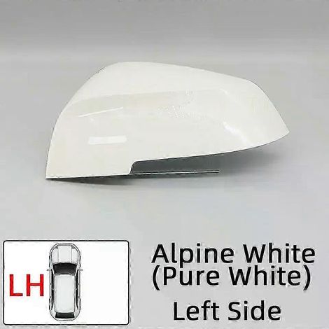 Rearview Cover Cap For 1 3 4 318 320 2012-2018 2 2014-2018 X1 E84 2013-2016 Side Shell Painted( Pure White LH) (1/5)