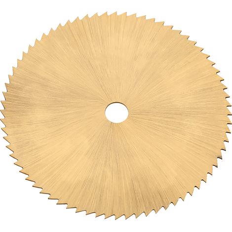 Lame de scie circulaire en acier rapide à 72 dents, petit disque de coupe pour métal, bois et plastique, 60 x 6 mm (1/5)