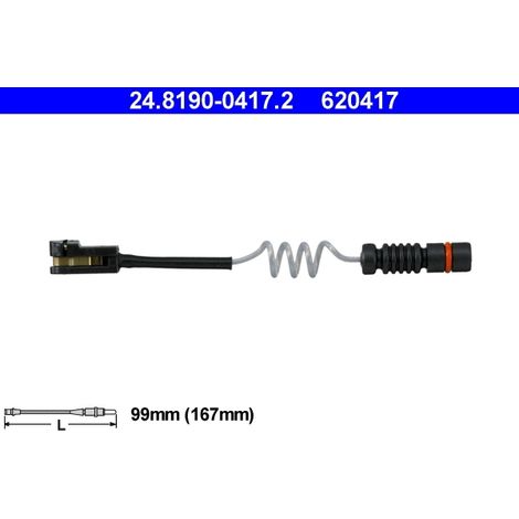 Contact d'avertissement, usure des plaquettes de frein ATE 24.8190-0417.2 VW