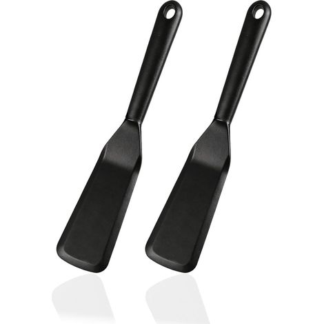 2-teiliges Set antihaftbeschichteter, hitzebeständiger Silikonspatel für den Küchengebrauch (1/5)