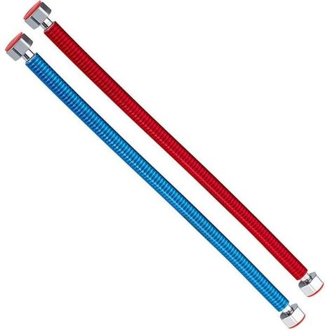 1/2" aux deux extremités (30 cm) Tuyau gewellt aus rostfreiem 304er-Edelstahl für den Einstieg in die Wasserführung mit Schnur (1/4)