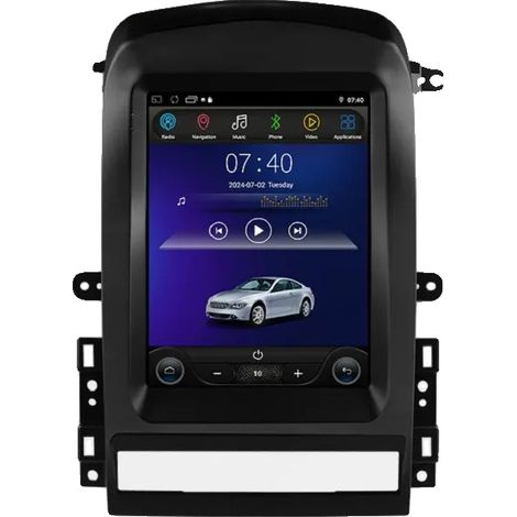 Radio para coche, tamaño de pantalla, compatibilidad con smartphone, compatible con Chevrolet Captiva 2006-2012, P1 A