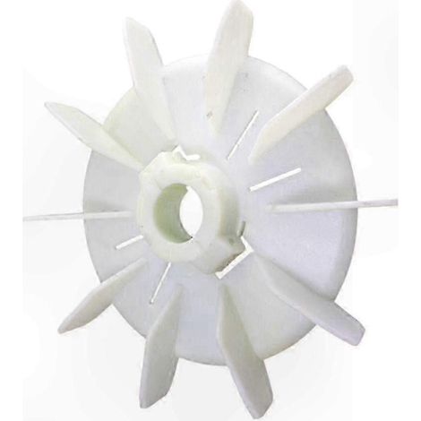 Ventilateur de refroidissement en plastique résistant pour moteur, pale durable et performante, usage industriel, remplacement efficace, pièce moteur fiable, conception optimisée pour dissipation ther (1/4)
