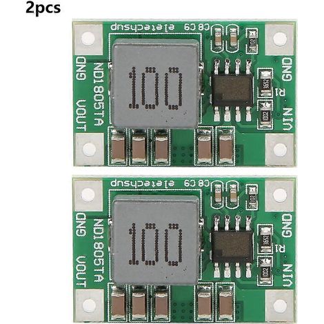 2 Stück Abwärtswandler\n\n5-18V auf 3/3,3V 3,7/4,2V 5V 6V Motor-Abwärtswandler ND1805TA (5-18V auf 3,7V)