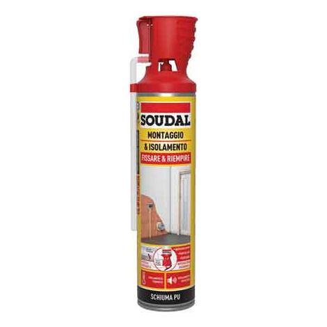 SCHIUMA POLIURETANICA UNIVERSALE CON APPLICATORE SOUDAL 600+150 ml - SOUDAL (1/2)