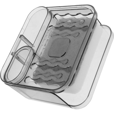Draining Wall Mounted Soap Dish with Absorbent Sponge for
