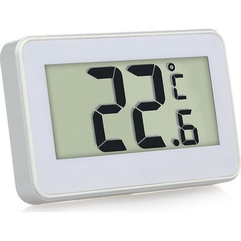 Thermomètre numérique LCD pour réfrigérateur et congélateur avec support réglable et aimant antigivre (1/5)
