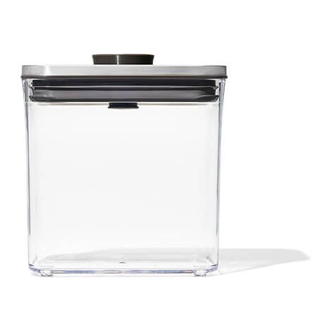 OXO Good Grips Steel POP Rectangle Short 1.6L Storage Container (1/5)