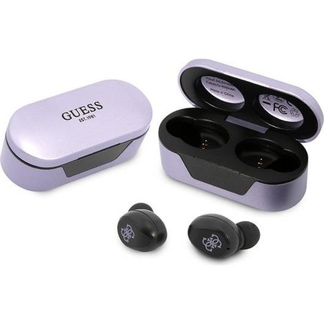 Guess TWS Bluetooth-Kopfhörer mit Dockingstation, Lila (1/5)