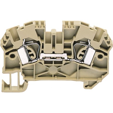 Bloc de jonction RS PRO, 4mm², Fixation à ressort, Bleu ( Prix pour Paquet de 10 )