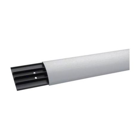 Hager Canaleta para cables gris claro 200 cm de ancho