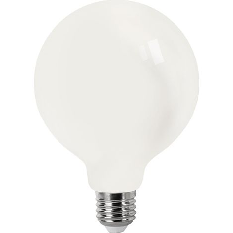 Lampadina led Matel filamento e27 g95 4w opale freddo