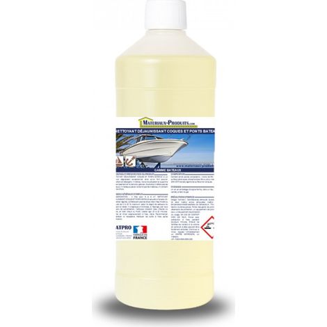 Nettoyant déjaunissant coques et ponts bateaux - 500 ml Transparent - MATPRO (1/4)