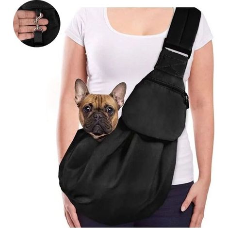 Borsa trasportino per cani – Impermeabile e traspirante – Tracolla regolabile – Tasca porta accessori con cerniera – Ideale per attività all'aperto