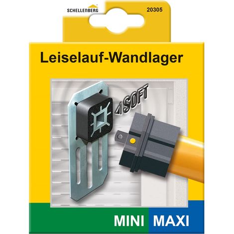 Schellenberg 20305 Set di Supporti a Muro Leiselauf per tapparelle, Grey (1/4)