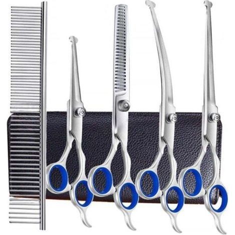 Professional 6 in 1 4CR Stainless Steel Safety Cutting Tools for Dogs, XU, Cats and Other Animals - (1/3)