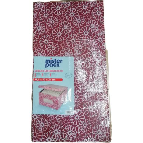 Scatola portabiancheria in pvc 38,5x50x24 L assortiti