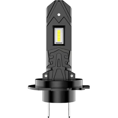 Nouvelles Ampoules Phare LED Auto H7, 1:1 Plug & Play, Canbus Intégré, 300% Plus Lumineuses, Sans Modification, Lot de 2 (1/4)