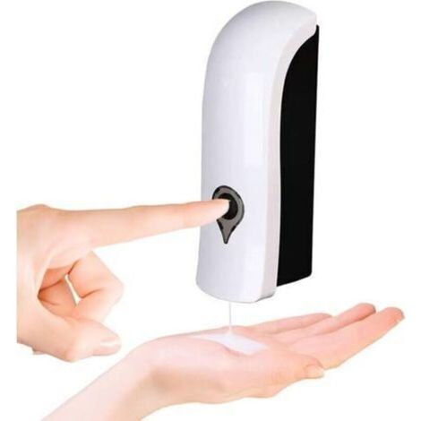 Manueller Seifenspender (300 ml), Wand-Flüssigseifenspender mit einem Spenderkopf, Shampoo-Spender
