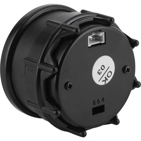 Manomètre de pression turbo automobile 52 mm (2 pouces), voltmètre, affichage numérique LED, lampe froide, appareil 2 en 1 12 V, type universel (1/5)