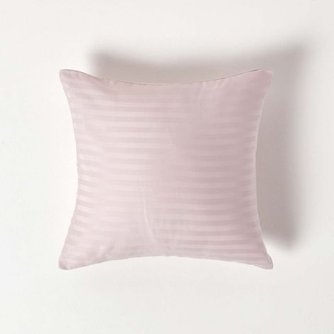 HOMESCAPES Taie d'oreiller Violet 100% coton Egyptien 330 fils 40 x 40 cm