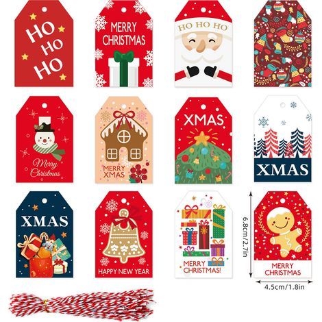 Weihnachtsdekorationen - Christbaumschmuck - Weihnachtsanhänger - Hängedekorationen - Weihnachtsornamente (48-teilig) (1/5)