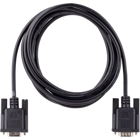 Câble Série RS232 - 3m - DB9 Mâle Femelle - Null Modem Croisé - Blindage Al-Mylar - Pour Appareils DTE MIROIR ELECTRIQUE (1/5)