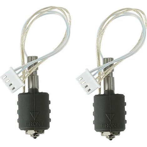 2 Stück für Anycubic Kobra 3 Max Keramik-Hotend mit integrierter Düse aus gehärtetem Stahl, Thermistor-Heizkomponente K3M Hotend A()