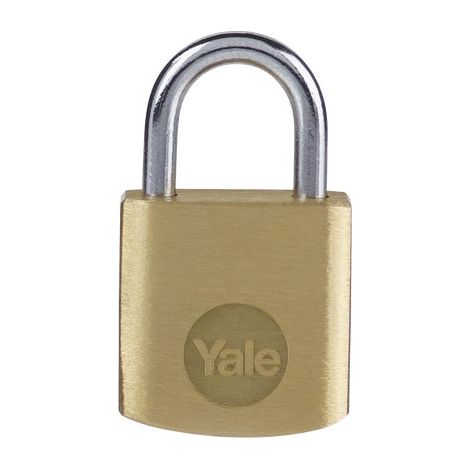 Yale Brass Padlock 30mm with Double Locking Mechanism (Model Y110B/30/115/1)