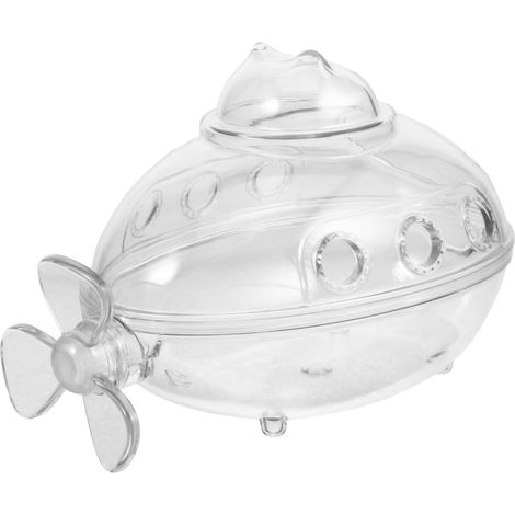 Transparentes Badezimmeraccessoire für Hamster – Praktisches und langlebiges Design zur Förderung guter Badegewohnheiten (1/5)