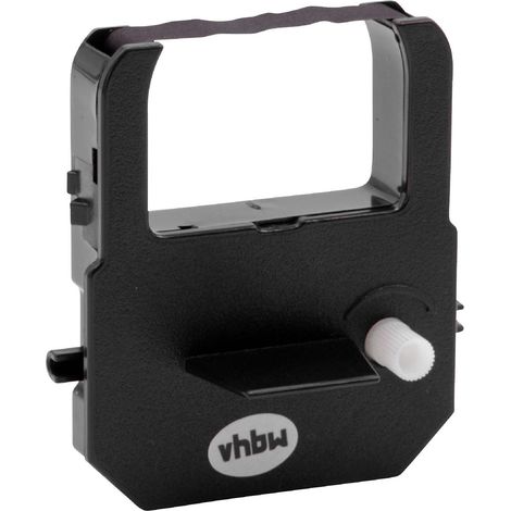 vhbw 1x Ribbon Cartridge compatible with Seiko Seikosha BS175, K800, K875, QR375, QR395, ZR310, ZS520 Dot Matrix, Receipt Printer - Black Ink Ribbon (1/2)